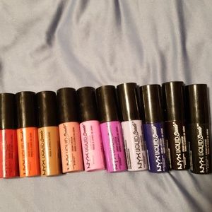 10pc Nyx Liquid Suede Minis